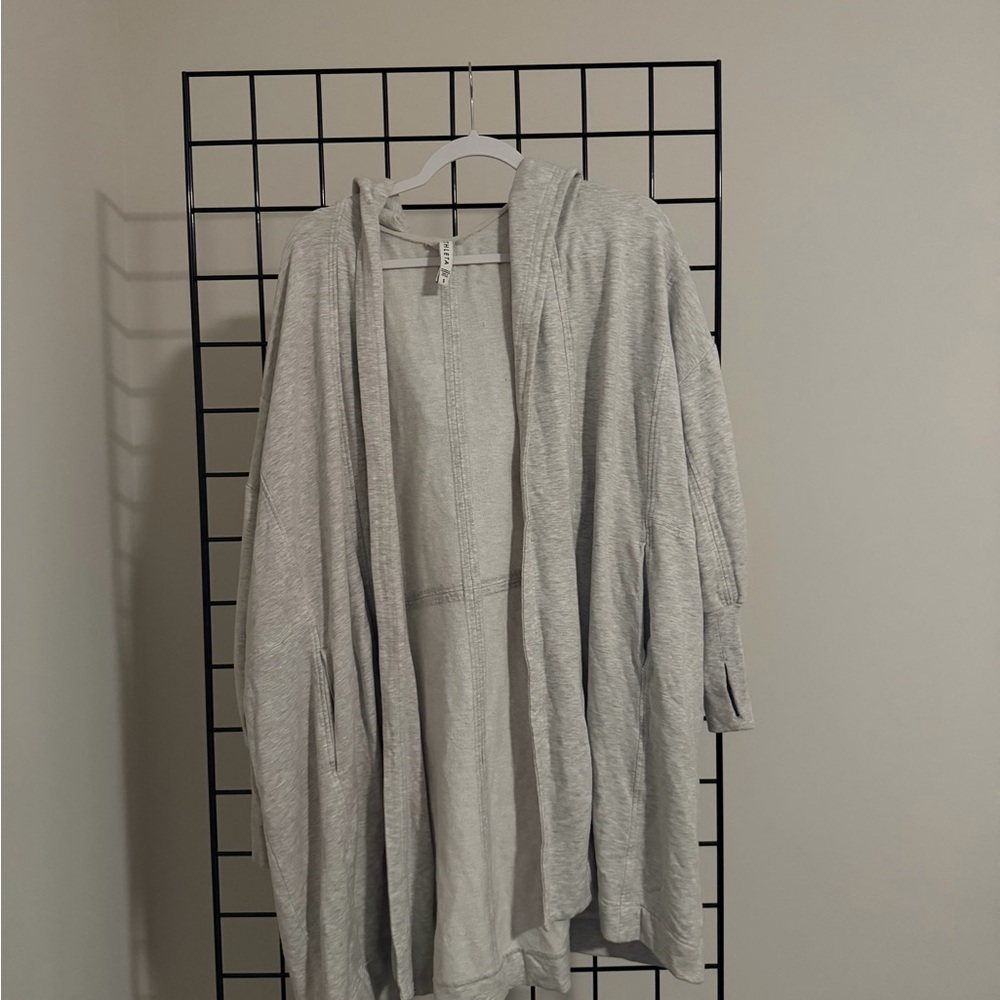 Athleta Light Gray Women's Oversized Cardigan